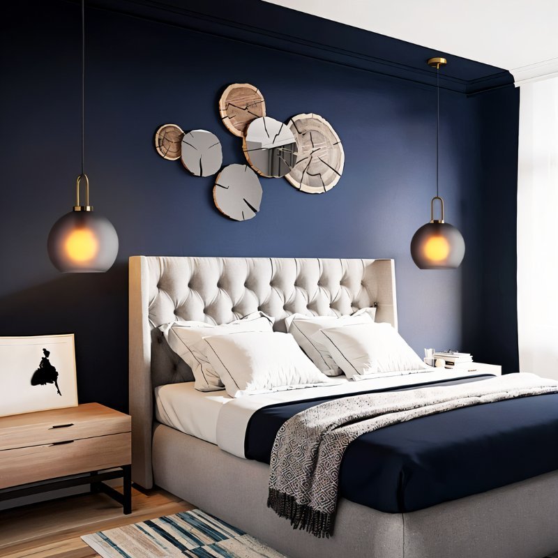 GlasNura – Moderne Hanglamp met Grijs of Transparant Glas en Messing Details