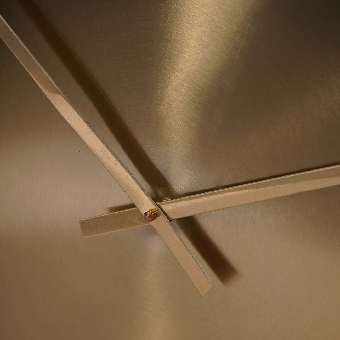 NoirChrono | Luxe Zwart-Messing Wandklok