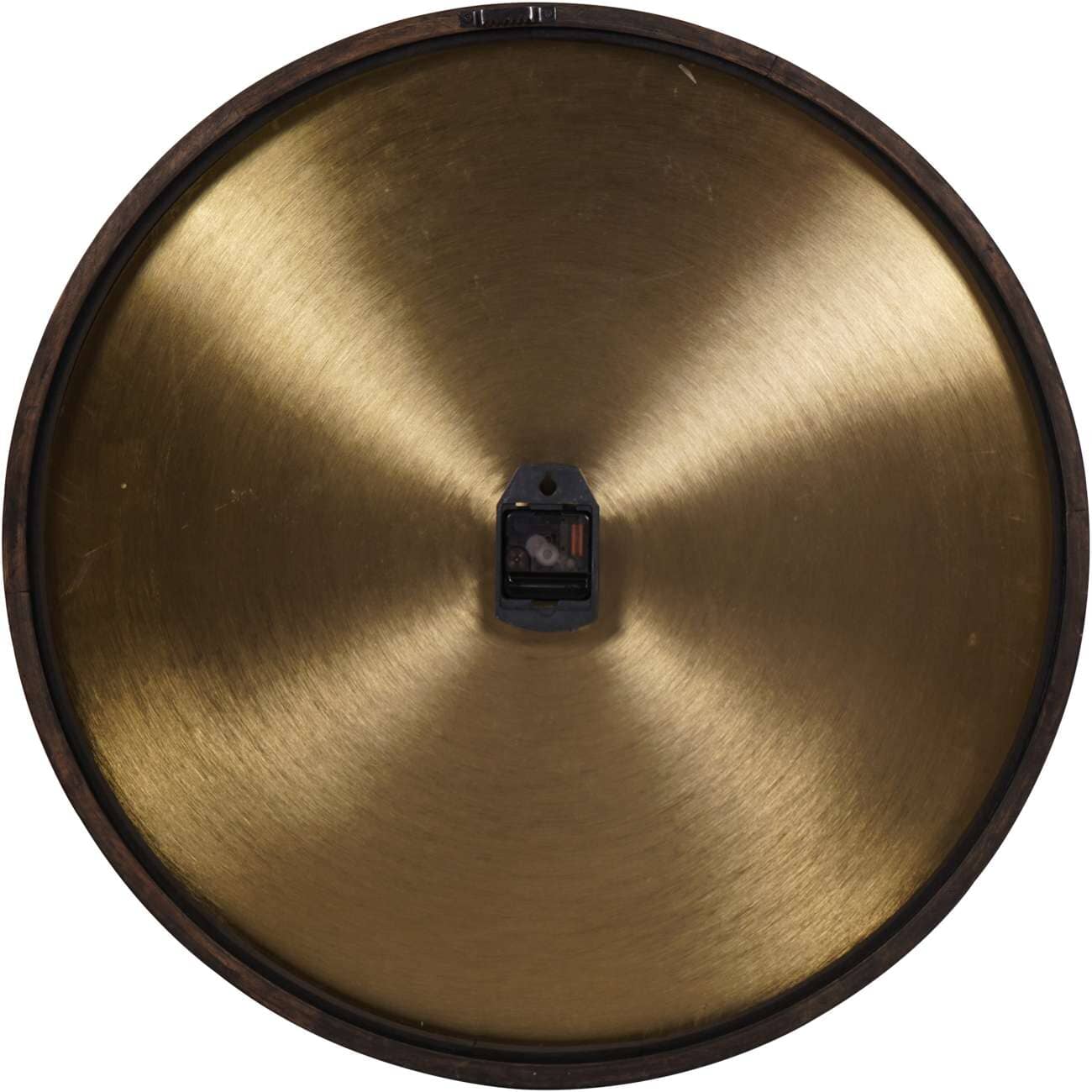 NoirChrono | Luxe Zwart-Messing Wandklok