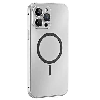 Magnetische Metalen Hoes voor iPhone - Strakke Bescherming met Stijl