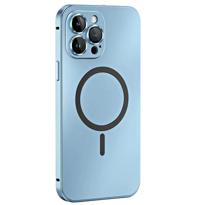 Magnetische Metalen Hoes voor iPhone - Strakke Bescherming met Stijl