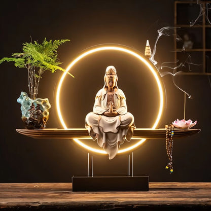 ZenGlow – Lampa stołowa i kadzielnica w jednym | Oświetlenie LED