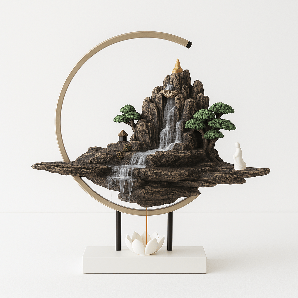 ZenGlow – Lampa stołowa i kadzielnica w jednym | Oświetlenie LED