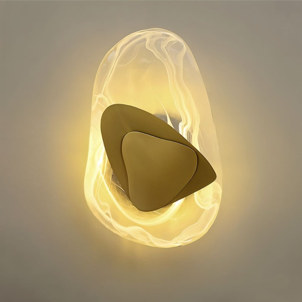 Crystella – Wandlamp van Glas & IJzer | Sfeervol LED Licht