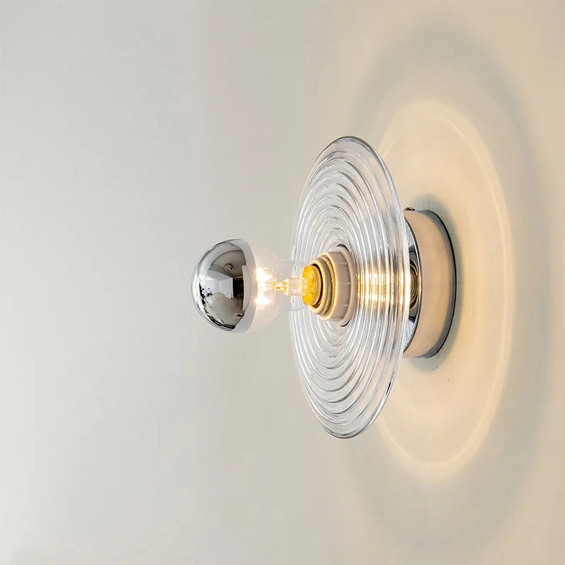 Vitra - Vintage glazen wandlamp