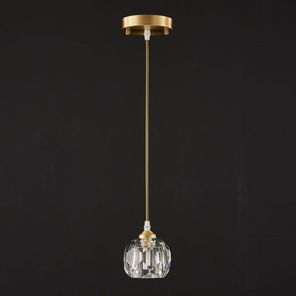 1-Licht Kristallen Hanglamp