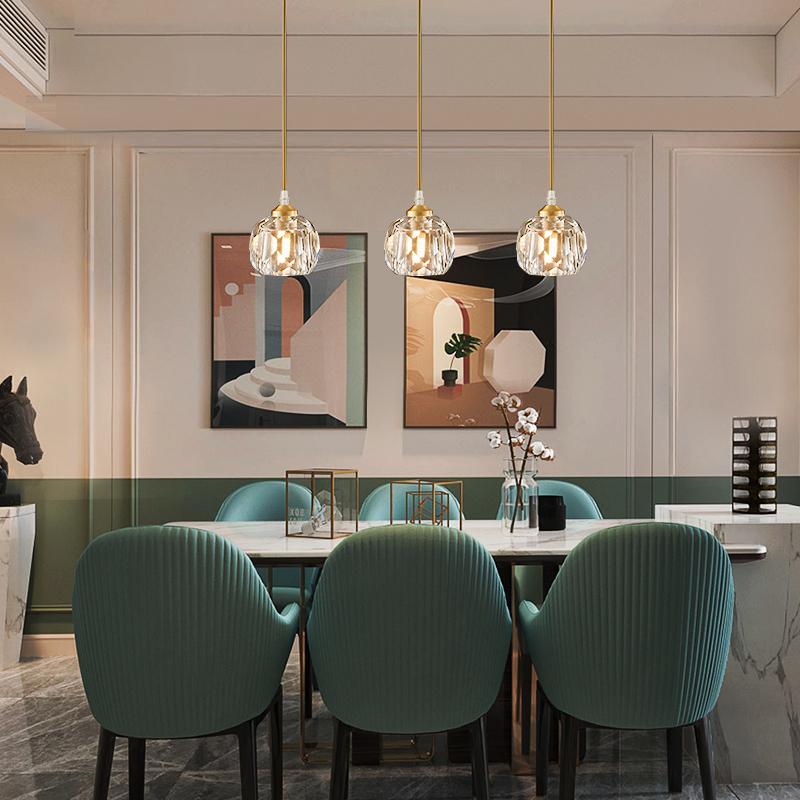 1-Licht Kristallen Hanglamp