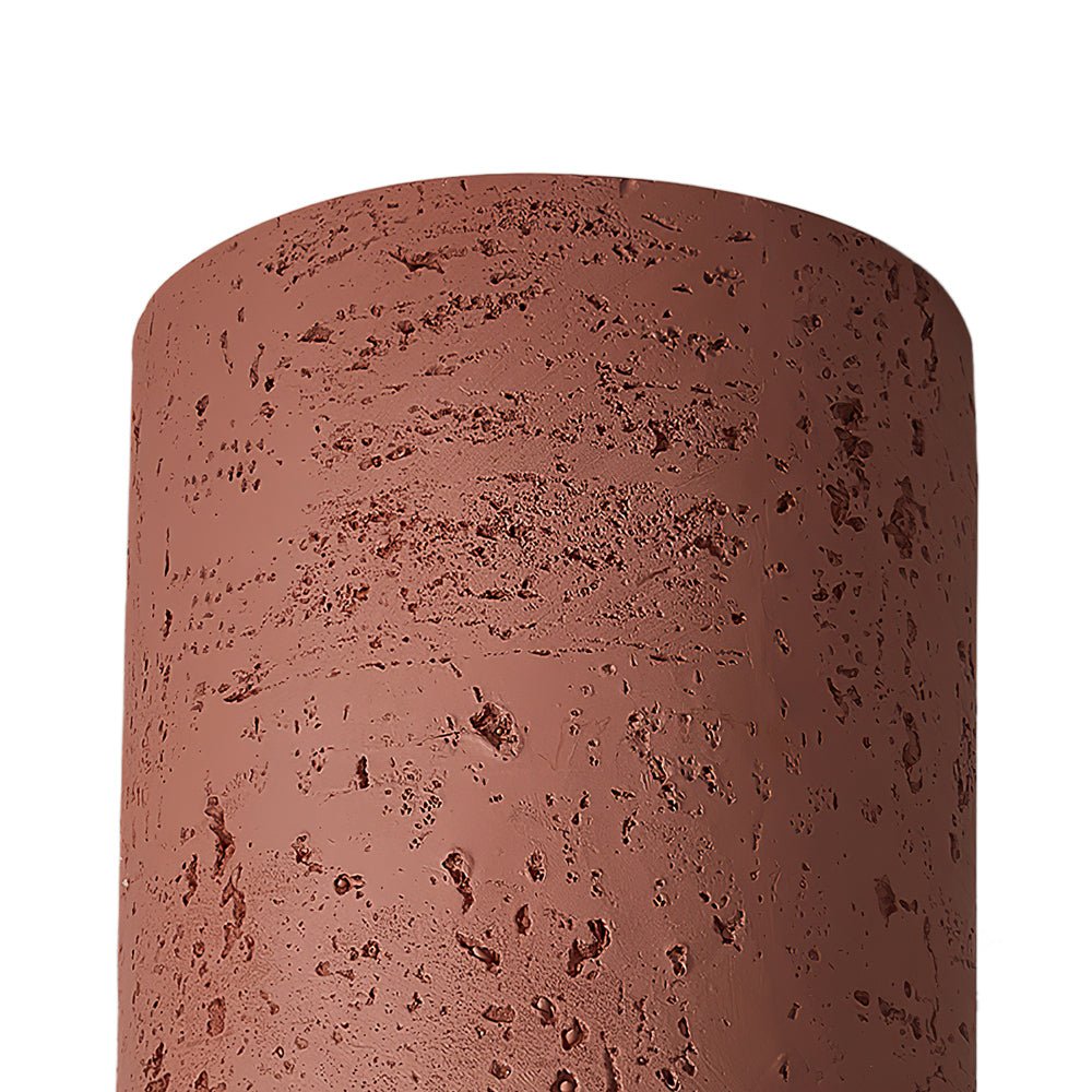 Lampada da soffitto a cilindro in pietra LED moderna