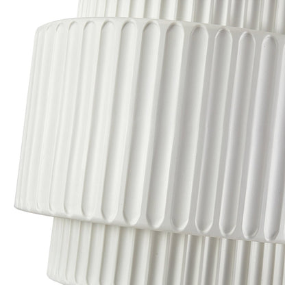 Nordycka lampa wisząca z warstwą kremową w stylu ceramicznym