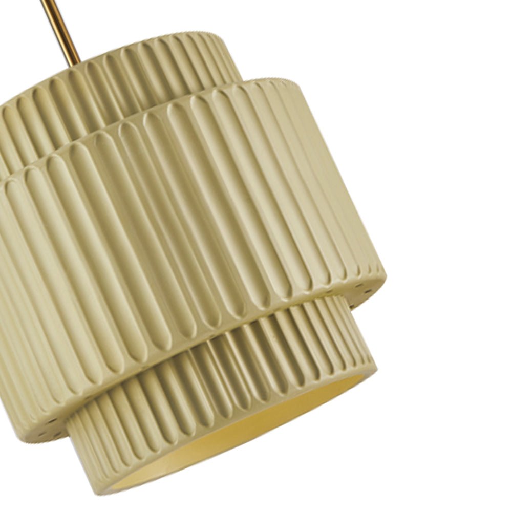 Nordycka lampa wisząca z warstwą kremową w stylu ceramicznym