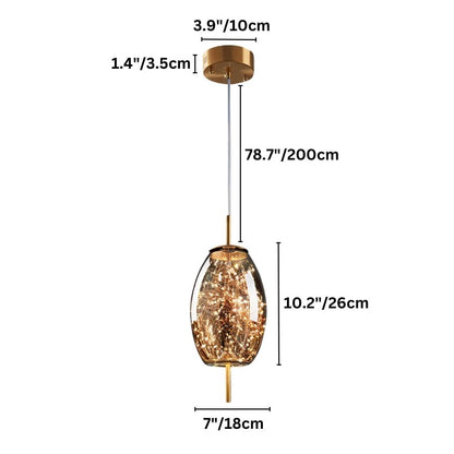 Wisząca lampa Twirl