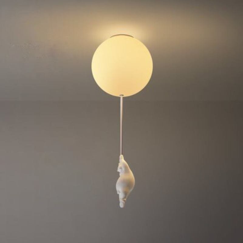 Up – Lampada a soffitto con Orsetto Palloncino | Illuminazione per cameretta | LED | 4 Formati