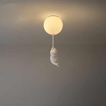 Up – Lampada a soffitto con Orsetto Palloncino | Illuminazione per cameretta | LED | 4 Formati
