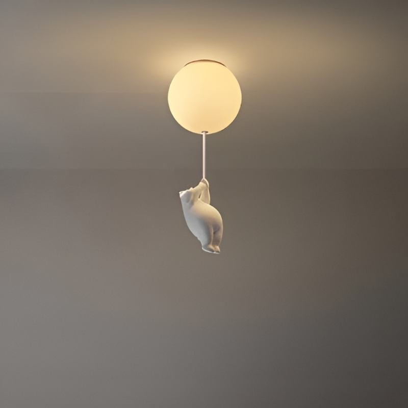 Up – Lampada a soffitto con Orsetto Palloncino | Illuminazione per cameretta | LED | 4 Formati