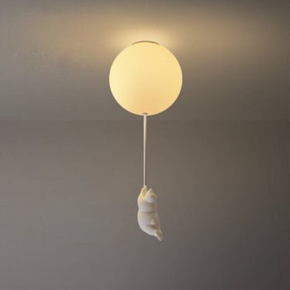 Up – Lampada a soffitto con Orsetto Palloncino | Illuminazione per cameretta | LED | 4 Formati